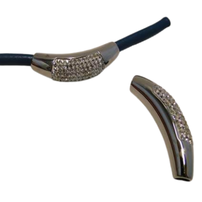 Stainless steel part for leather: SSP-628 7mm (Steel)