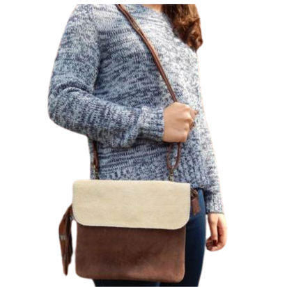 HaironBag11 - Medium Hair on Bag - Brown