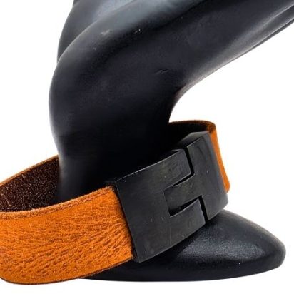 Plain Flat Leather Bracelet - Style 308