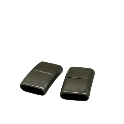 Stainless steel magnetic clasp for memory: MGST32 (memory clasp) 16*5mm (Steel Matt)