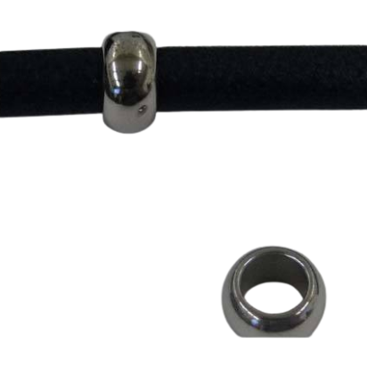 Stainless steel part for round leather: SSP-585 5.5MM (Steel)
