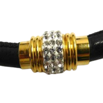 stainless steel magnetic clasp: MGST 225 8mm (Gold)