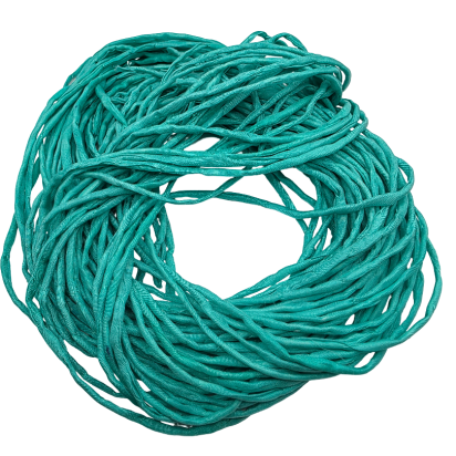 Silk Cords - Sea green - 2mm