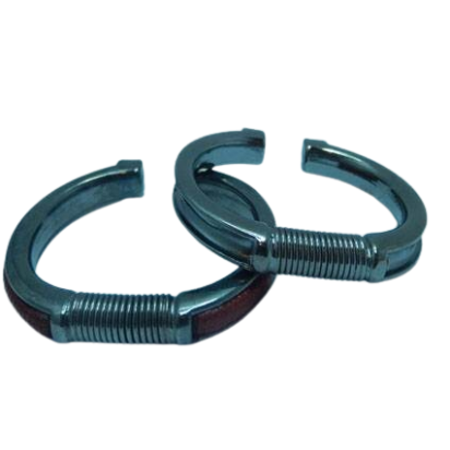 Zamak bracelet blank cuff: MGL 399 5mm (Steel)