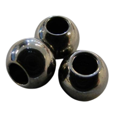 Stainless steel part for round leather: SSP-36 4mm (Steel)