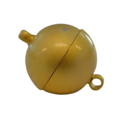 brass Magnetic clasp MG1-12mm-Shinny Lime