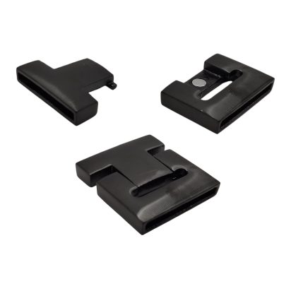 Stainless Steel Magnetic Clasp: MGST-119 30*3mm (Black matt)
