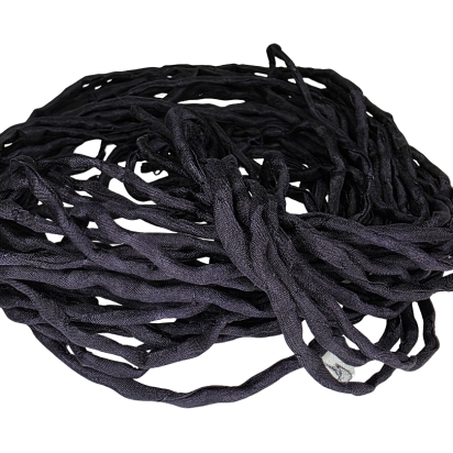 Silk Cords - Black - 2mm