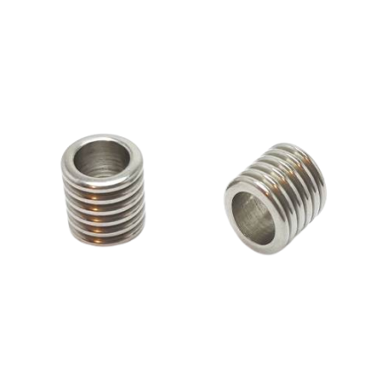 Stainless steel part for leather: SSP-776 6mm (steel)