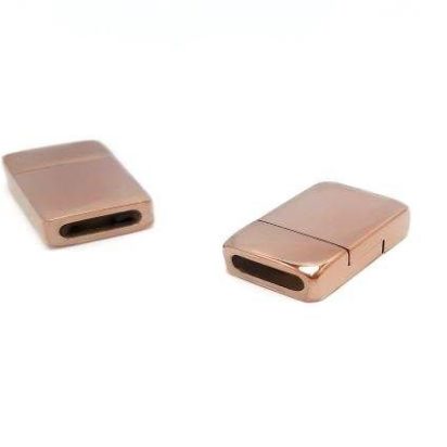 Stainless Steel Magnetic Clasp: MGST-76 10*2,5mm (Rose Gold)