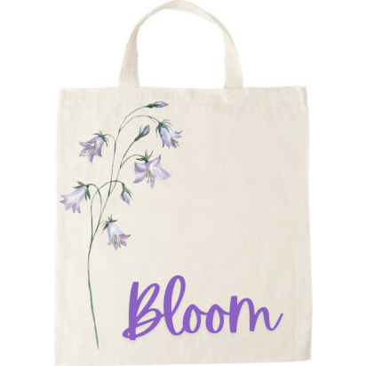 Cotton Tote Bag - Bloom