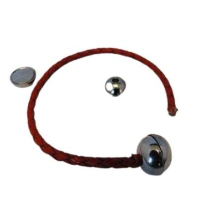 Zamak magnetic clasp: MGL 5 7mm (Antique Silver)