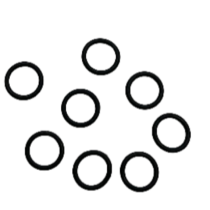 Rubber ring 6mm-Black