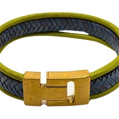 Combination Leather Bracelet - Style 214