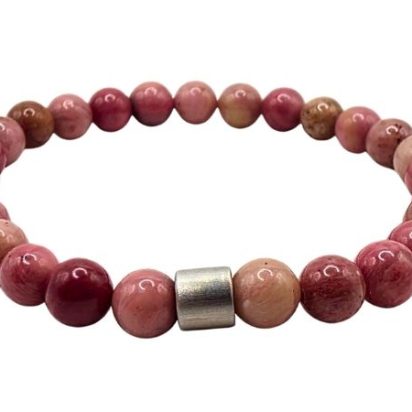 Rhyolite Gemstone Bracelet: Style-592 (6mm)