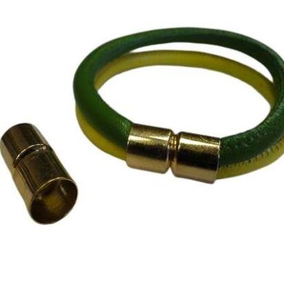 Zamak magnetic clasp: MGL 168 6mm (gold)