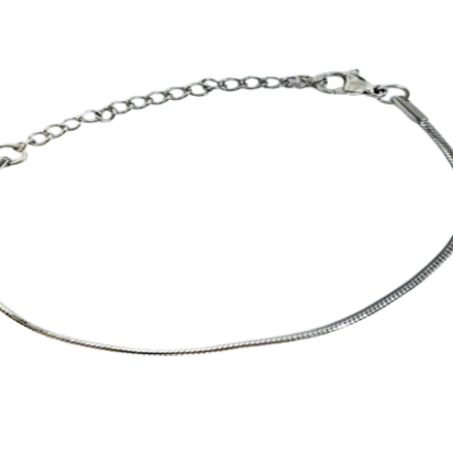Silver Faceted Bracelet
