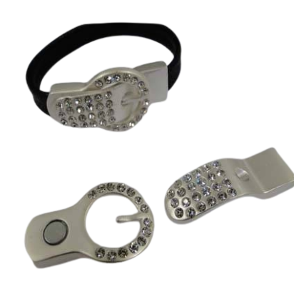 Zamak magnetic clasp: MGL-268 10*3mm (Matt Silver)