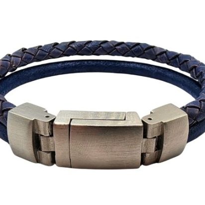 Combination Leather Bracelet - Style 177