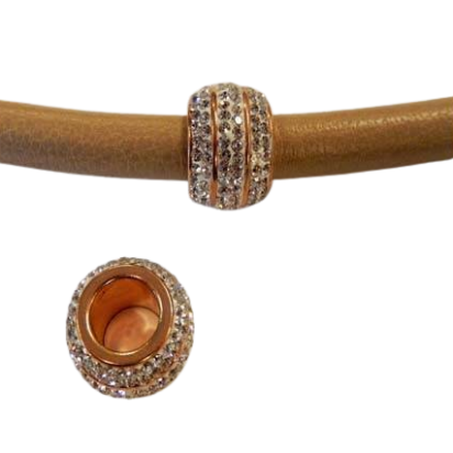 Stainless steel part for leather: SSP-355 8mm (Rose Gold)