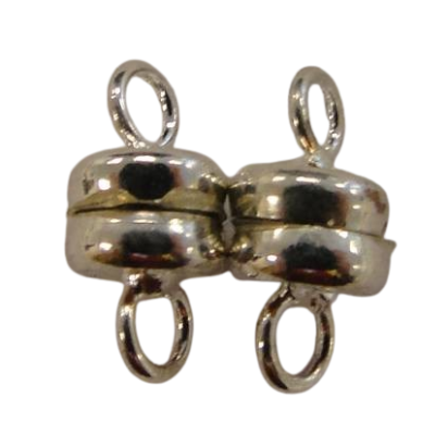 Brass clasp for necklace MG16-Silver