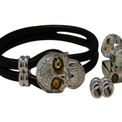 Zamak Open Hook Clasp: MGL-94 6mm (Steel)