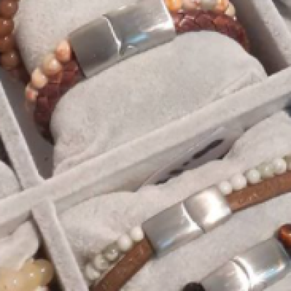 How To Make Gemstone Leather Friendship Bracelets?