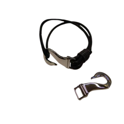 Stainless Steel Hook Clasp: MGST 203 8mm (steel)