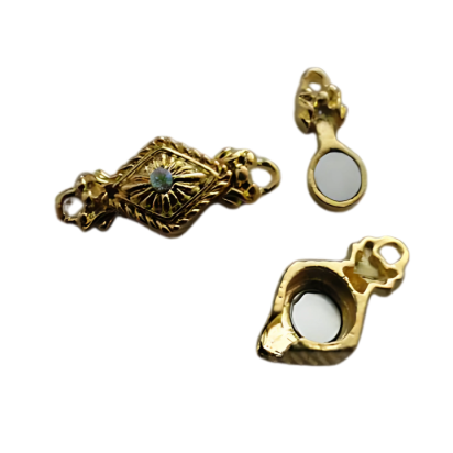 brass Magnetic clasp MG9-11x28.5mm