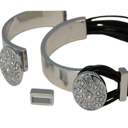 Half Cuff Bracelet Clasp: MGL-81 8mmx5mm (Steel)