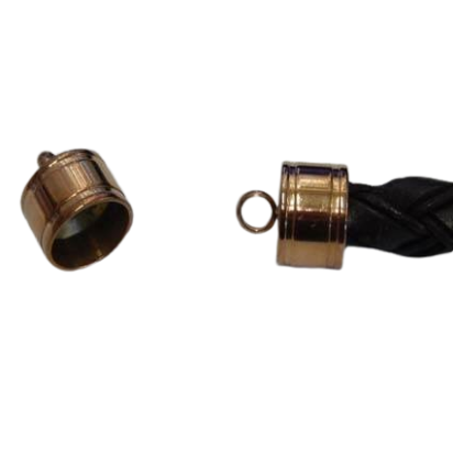 Stainless steel end cap: SSP392 14mm (Rose Gold)