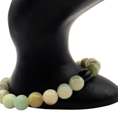 Amazonite Gemstone Bracelet: Style-542 (8mm)