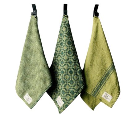 Green Kitchen Towels