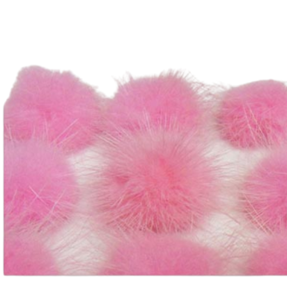 Mink Pom Pom Light Pink