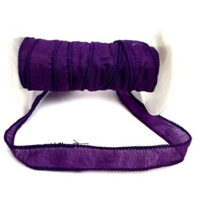 Hand dyed silk ribbons - 40N