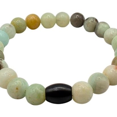 Amazonite Gemstone Bracelet: Style-542 (8mm)
