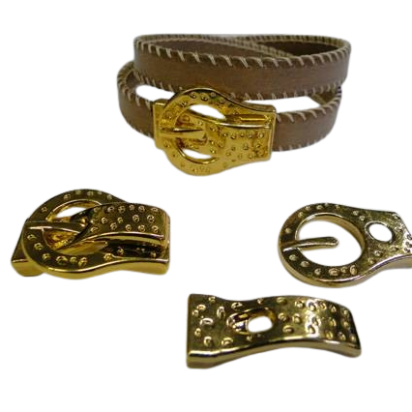 Zamak magnetic clasp: MGL-219 10*2,5mm (Gold)