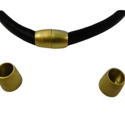 Zamak magnetic clasp: MGL 8 6mm (Gold Matt)