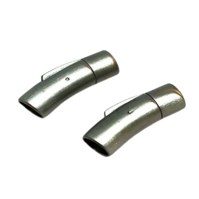 Stainless Steel Push Clasp,Matt,MGST-06 7mm