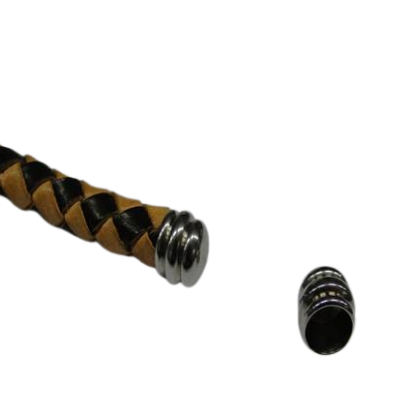 Stainless steel end cap: SSP 406 8.5mm (Steel)