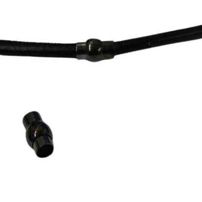 Zamak magnetic clasp: MGL 1 6mm (Black)