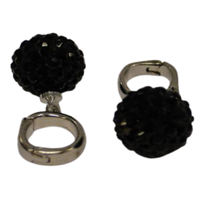 Shamballa Pendant: HC 10mm (Jet Black)