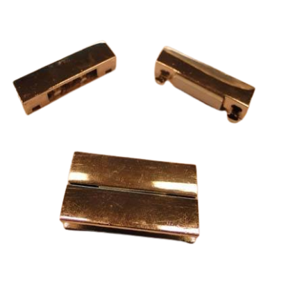 Zamak magnetic claps: MGL-153 38*4mm (steel)