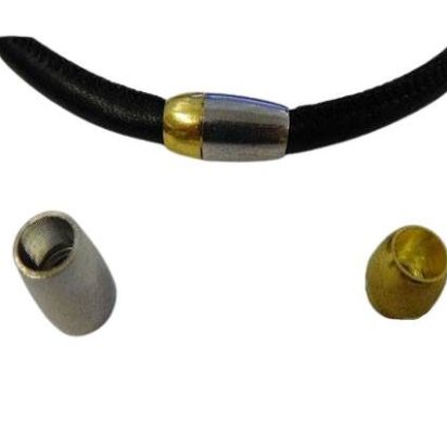 Zamak magnetic clasp: MGL 13 6mm (Gold & Silver)