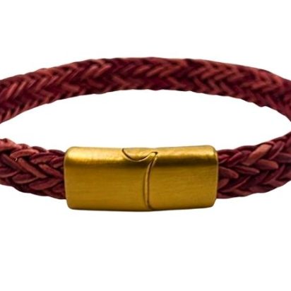 Spiral Braided Leather Bracelet - Style 333