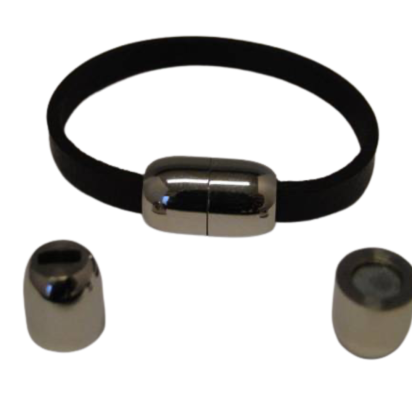 Stainless Steel Magnetic Clasp: MGST-55 5*2mm (Steel)
