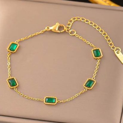 Gold plated stainless steel Bracelets - 23