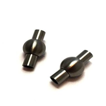 Stainless Steel Magnetic Clasp: MGST-01 3mm (steel)