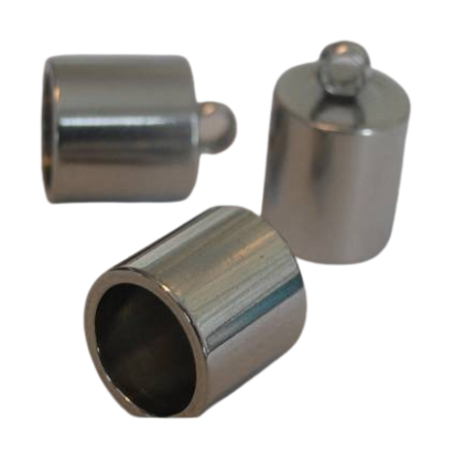 Stainless steel end cap: SSP 195 8mm (steel)