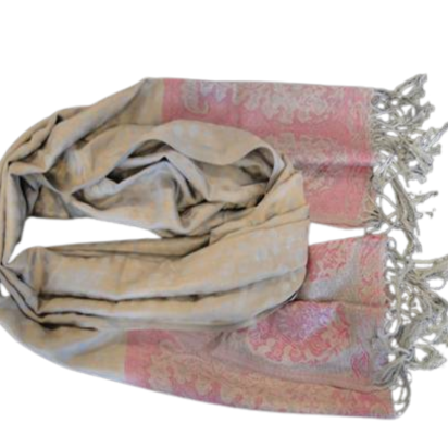 Pashmina Shawl-Style1-Beige